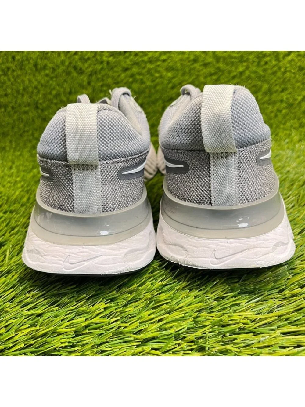 Nike React Infinity Run Flyknit 2 Womens Size 9.5 Gray Running Shoes Sneakers